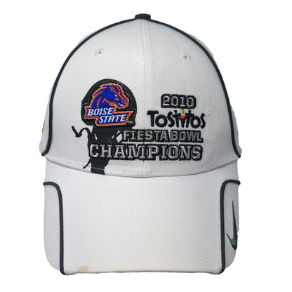 Nike Boise State Broncos NCAA White One Size 2010 Fiesta Bowl Champions Cap Hat