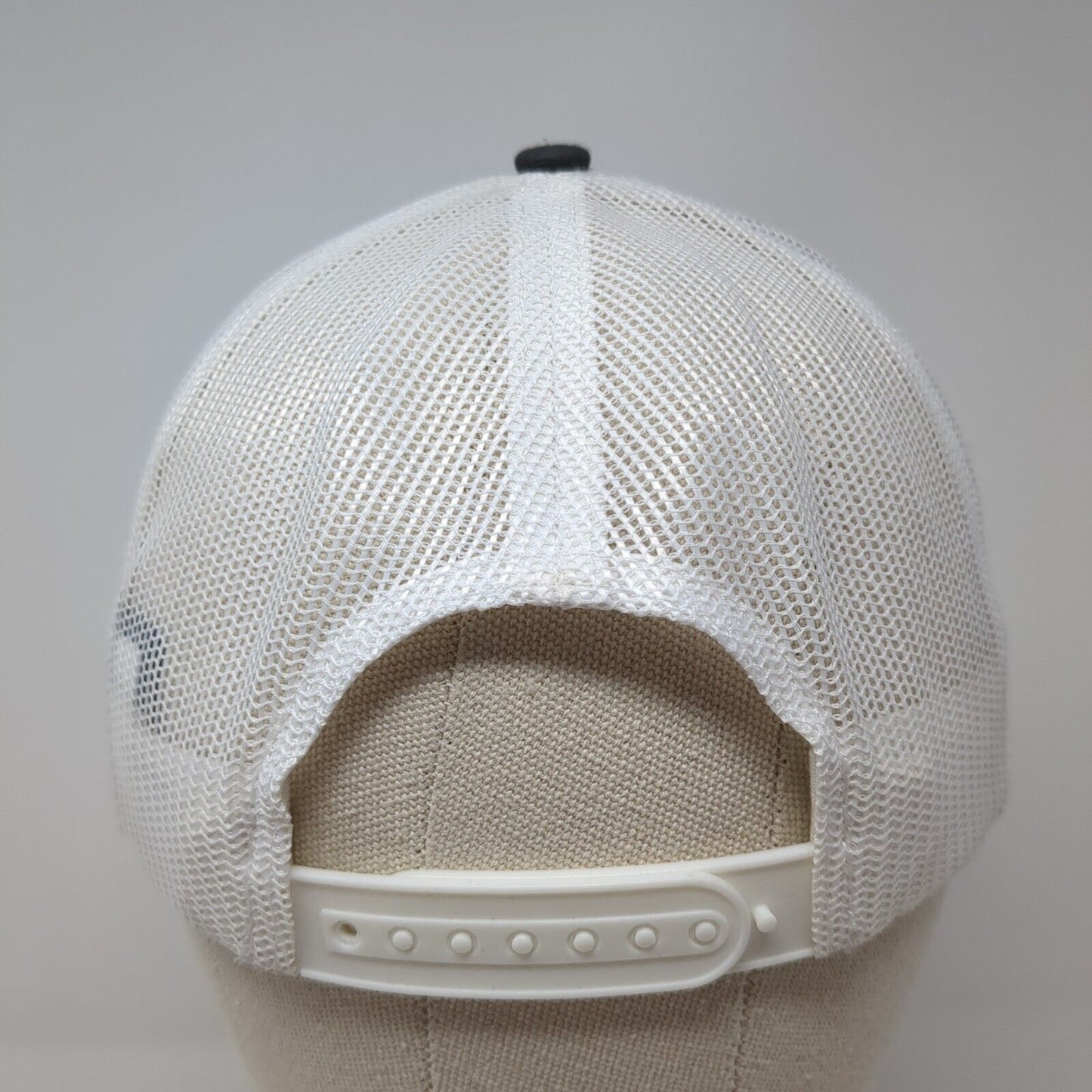 City of Good Snapback Trucker Hat Gray OS Adjustable Mesh Back Port Authority