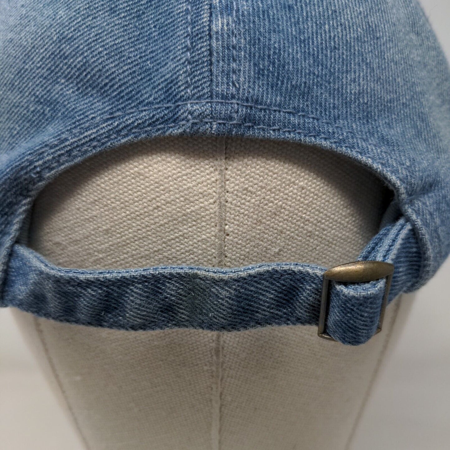 Dog Person Slideback Hat Blue OSFM Embroidered Denim Home Free