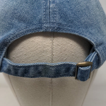 Dog Person Slideback Hat Blue OSFM Embroidered Denim Home Free