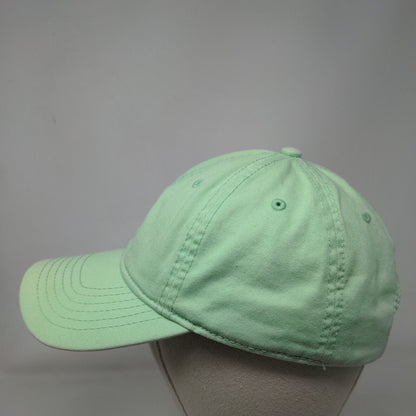 Palm Tree Slideback Hat Green OSFM Adjustable Embroidered Logo Vented Holes