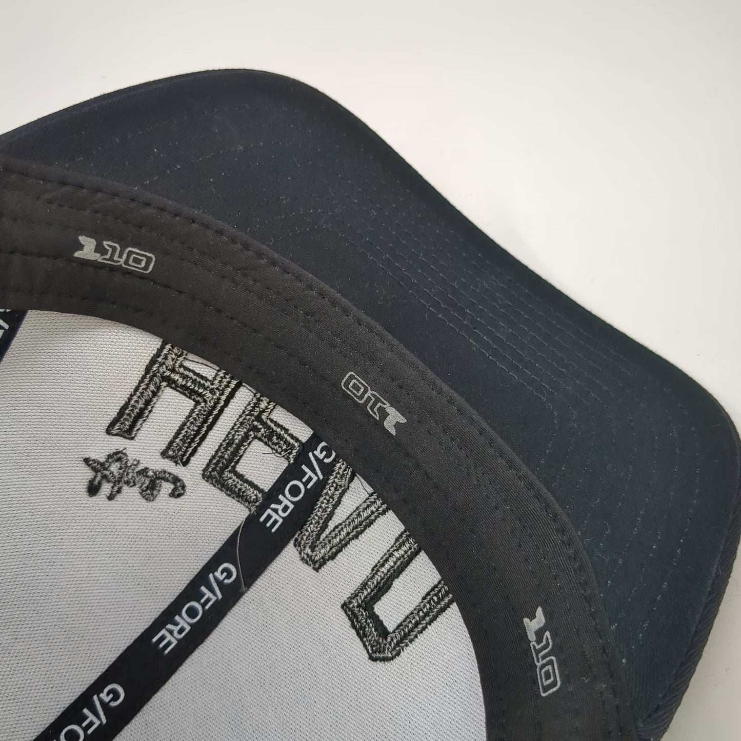 G/FORE Snapback Black One Size Flexfit 110 the HEAD Golf Hat Embroidered Logo