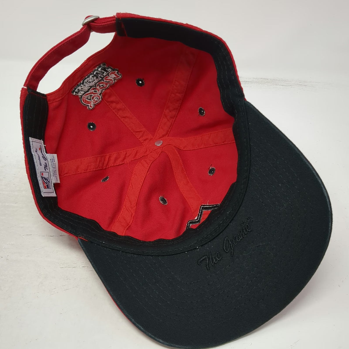 The Game Baseball Cap Red One Size Coors Light Beer Logo Slideback Cotton Hat