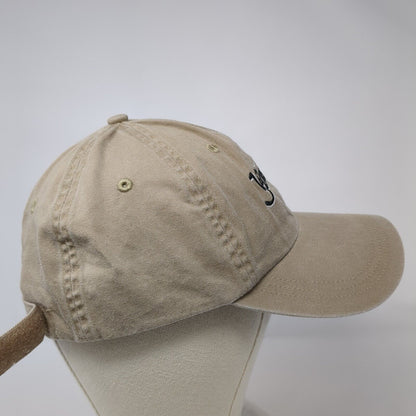 Yellowstone Strapback Hat Tan One Size Adjustable Classic Cut Embroidered Ahead