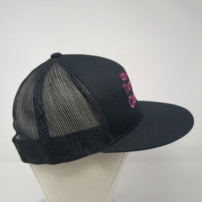 4th Annual Tramp Camp Classy AF Snapback Trucker Hat Black OS Pacific Headwear