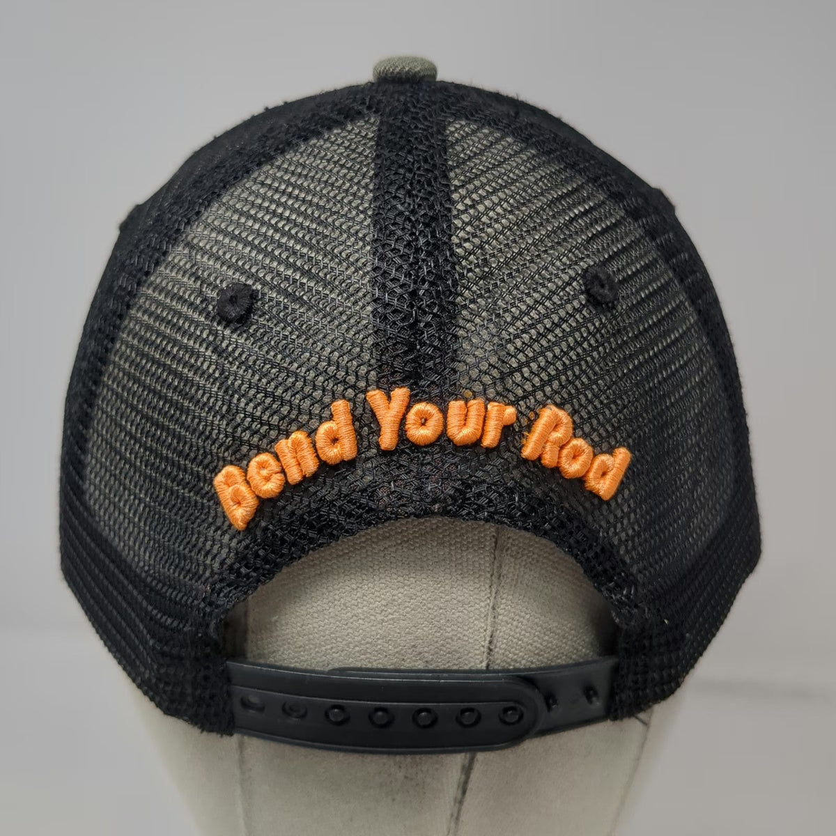 Fishoholic Trucker Hat Green Black One Size Camo Snapback Bend Your Rod Fishing