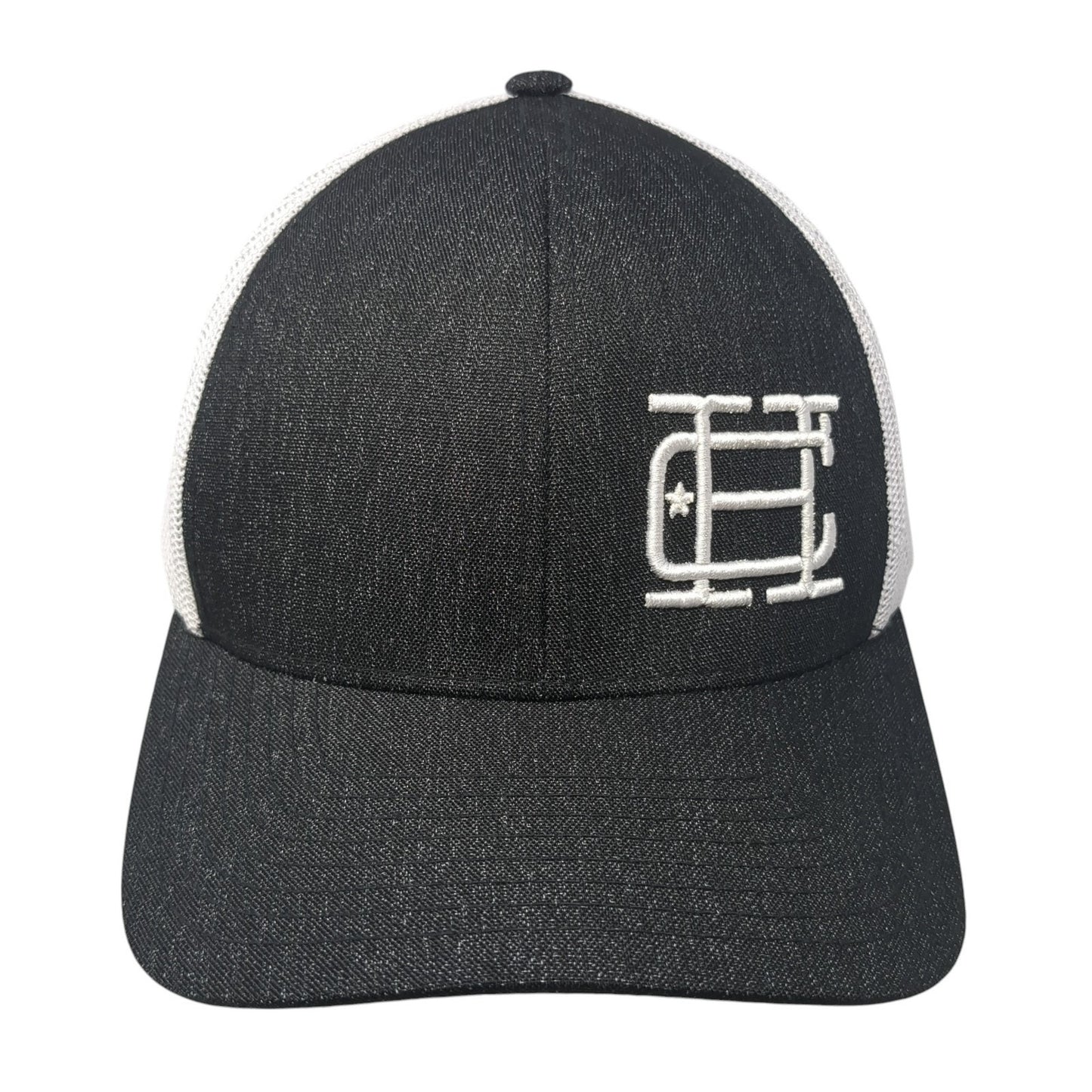 Charlie Hustle Trucker Hat Black One Size Adjustable Mesh Back Pacific Headwear