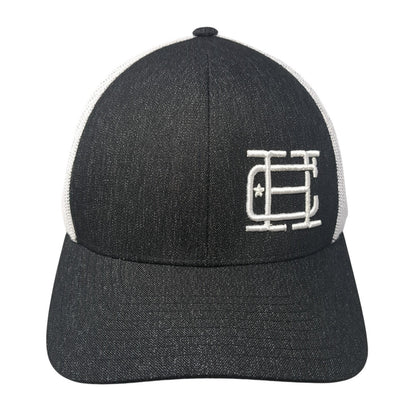 Charlie Hustle Trucker Hat Black One Size Adjustable Mesh Back Pacific Headwear