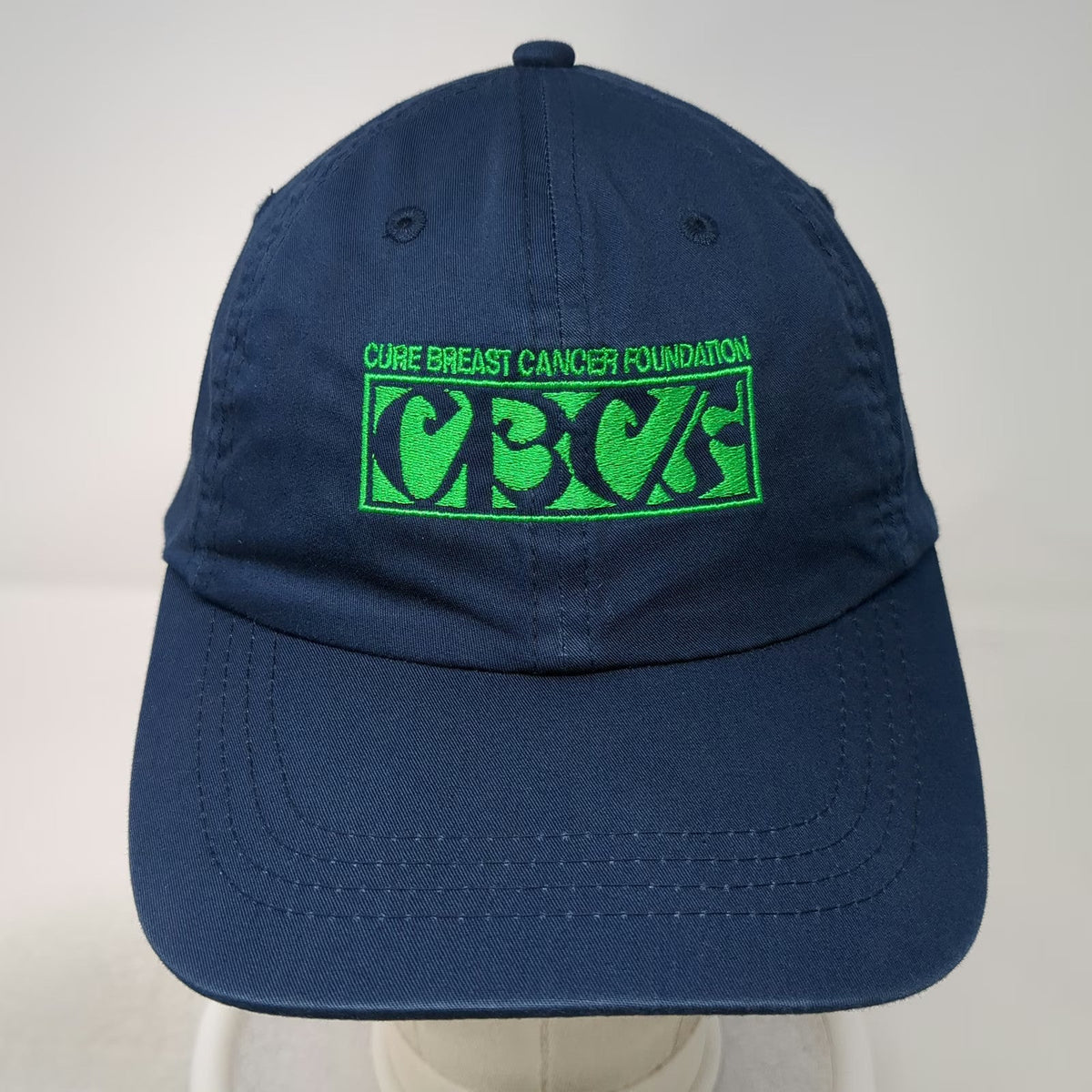 Imperial Baseball Cap Blue One Size CBCF Cure Breast Cancer Foundation Logo Hat