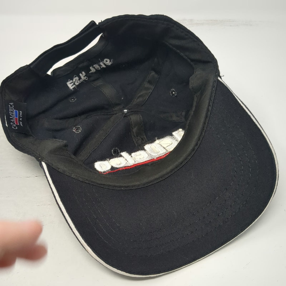 Cap America ACDelco Baseball Cap Black One Size Strapback Embroidered Hat