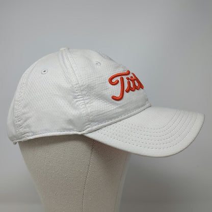 Titleist Baseball Cap White Orange One Size Adjustable Performance Golf Hat