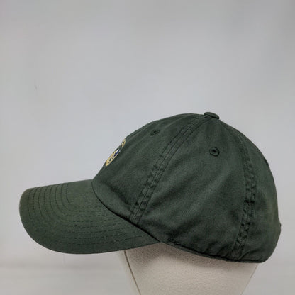 Eagle Slideback Hat Green One Size Solid Embroidered American Needle