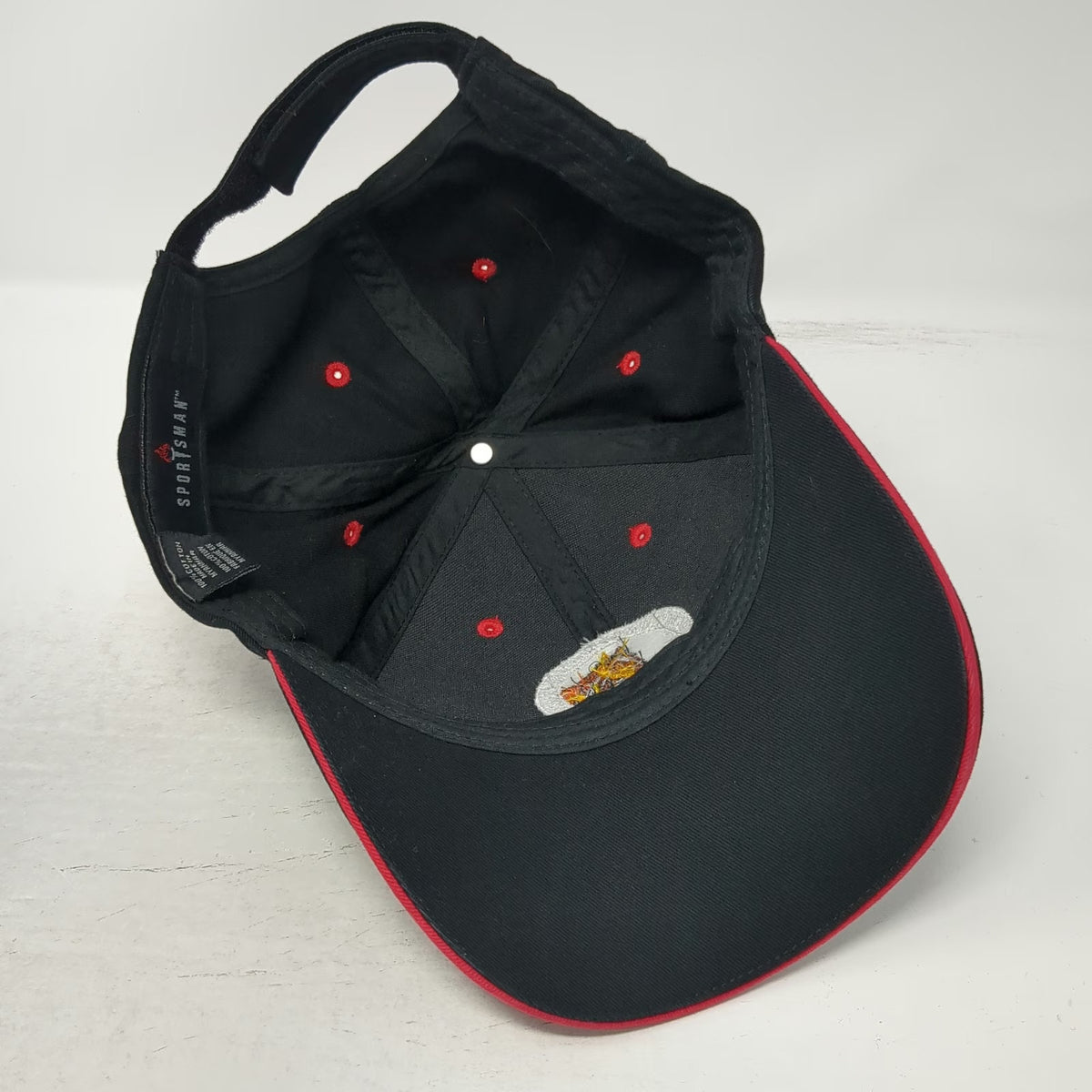 Sportsman Baseball Cap Black One Size Arizona Thoroughbred Association Hat