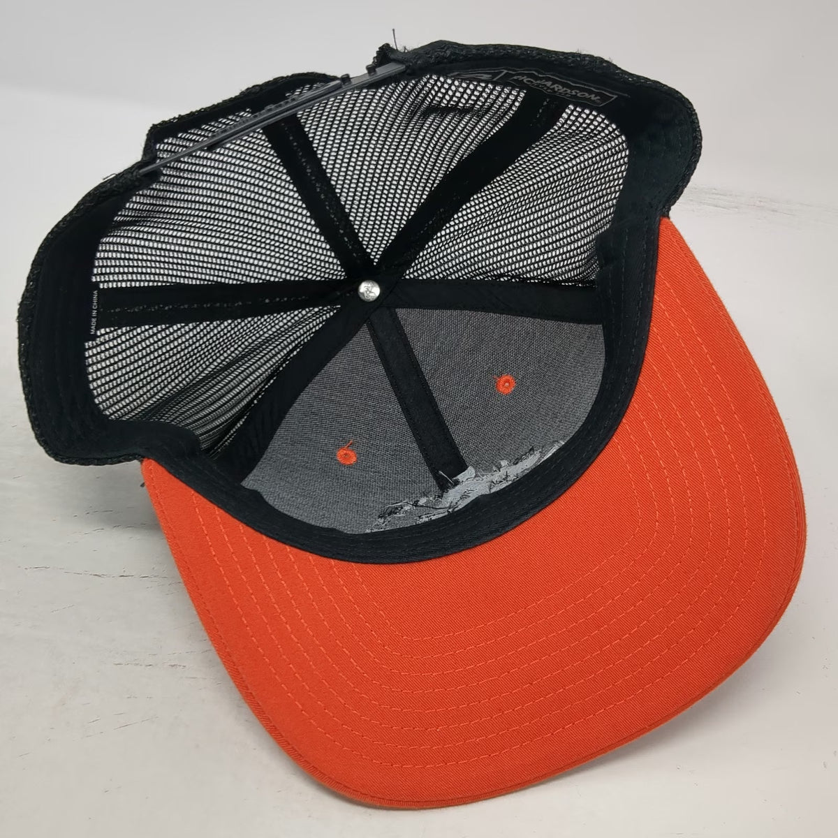Richardson Trucker Hat Orange Black One Size YHA Youth Hunters Of America 112