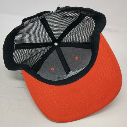 Richardson Trucker Hat Orange Black One Size YHA Youth Hunters Of America 112