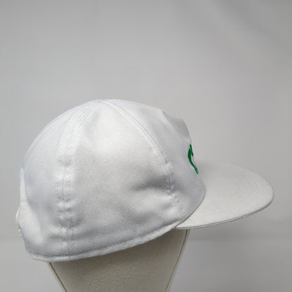 CHF Snapback Hat White One Size Adjustable Solid Embroidered Outdoor