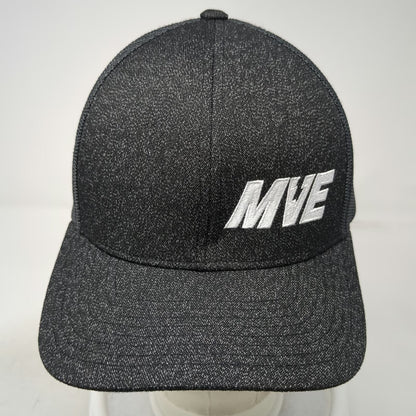 Pacific Headwear Trucker Hat Black One Size Snapback MVE Embroidery Mesh Back