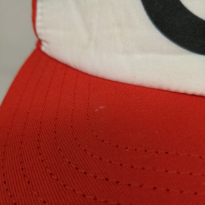 Pokemon Boy's Snapback Hat Red OSFM Embroidered Spell Out Logo Poke Ball