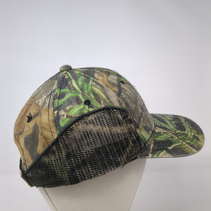 Remington Strapback Trucker Hat Camo One Size Adjustable Mesh Trim
