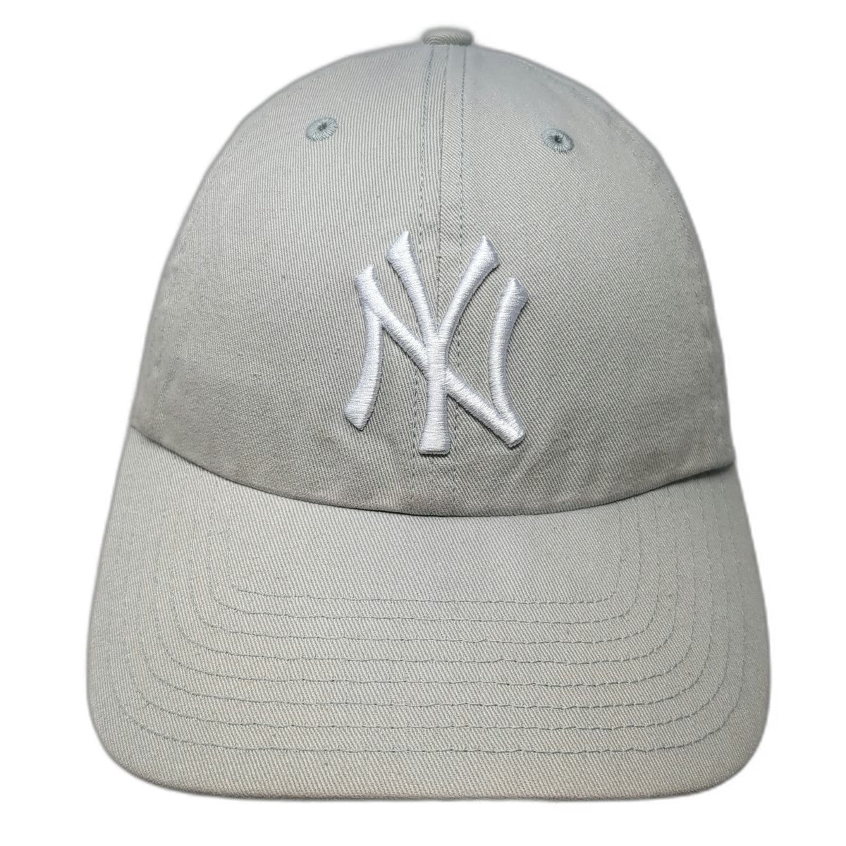 '47 New York Yankees MLB Baseball Cap Gray One Size Cotton Slideback Logo Hat