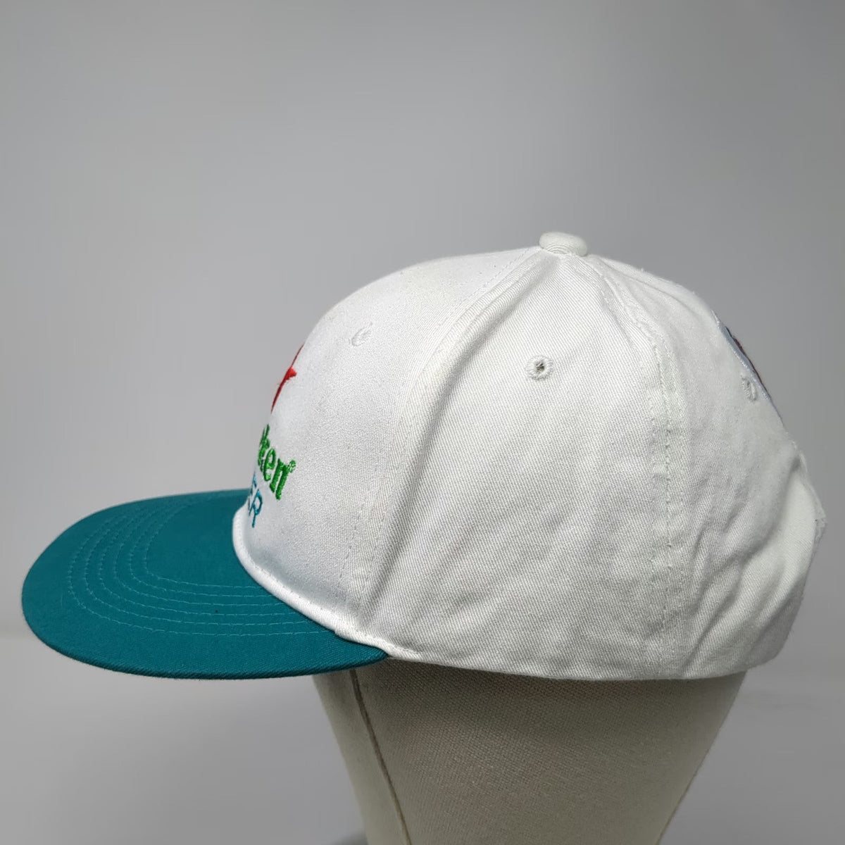 White Blue Heineken Silver Red Bull New York Snapback Hat One Size Cotton Soccer
