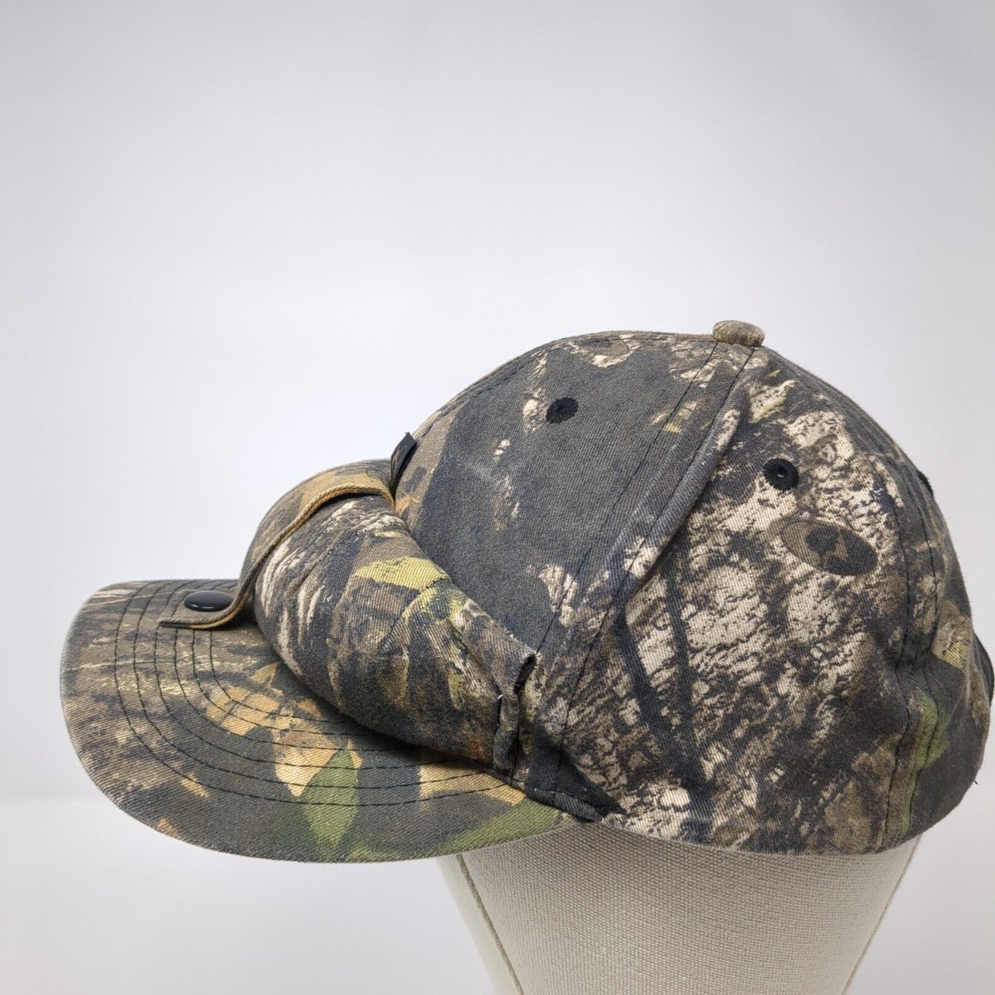 Little Fly Strapback Hat Camouflage One Size Adjustable Vented Holes 6 Panel