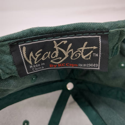 HeadShot by KC Caps Baseball Cap Green One Size Slideback Two-Tone Seattle Hat
