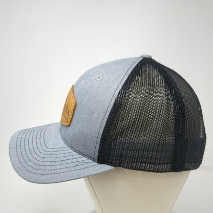 Richardson Gray Trucker Hat One Size Conterra Leather Patch Agriculture Snapback