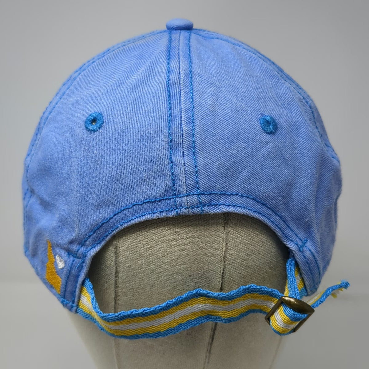 Home Free Baseball Cap Blue One Size Idaho The Gem State Striped Slideback Hat