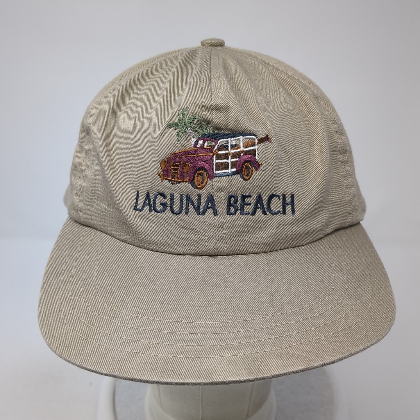 Laguna Beach Slideback Hat Brown One Size Adjustable Solid Camp David
