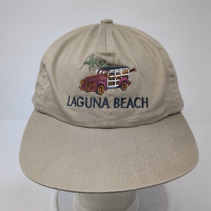 Laguna Beach Slideback Hat Brown One Size Adjustable Solid Camp David