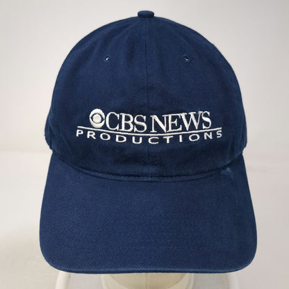 Richardson Baseball Cap Blue OSFM CBS News Productions Embroidered Cotton Hat