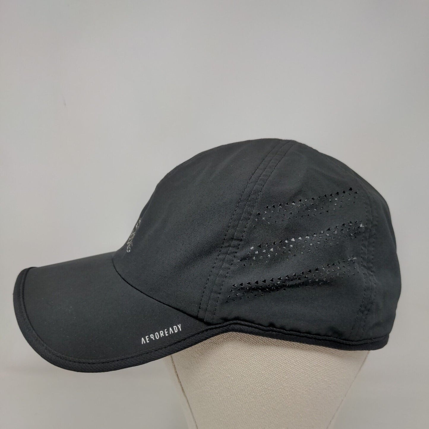 Adidas Aeroready Strapback Hat Black One Size Adjustable Breathable