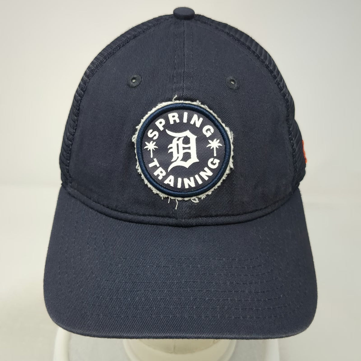 New Era Blue OSFM Trucker Hat Detroit Tigers Spring Training Mesh Snapback MLB