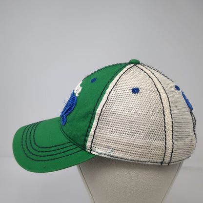 Hat Graphix 360 Trucker Hat Green White Blue OSFM Crater Lake NP Mesh Snapback