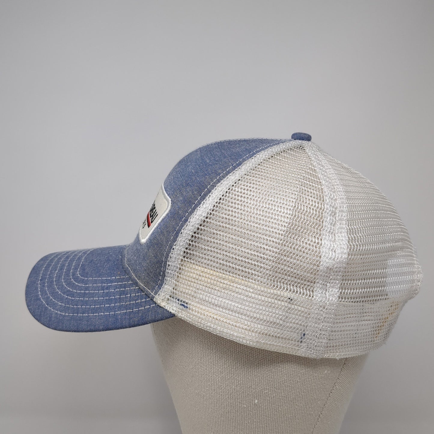 Missouri Farm Bureau Strapback Hat Blue One Size Mesh Back Stylemaster