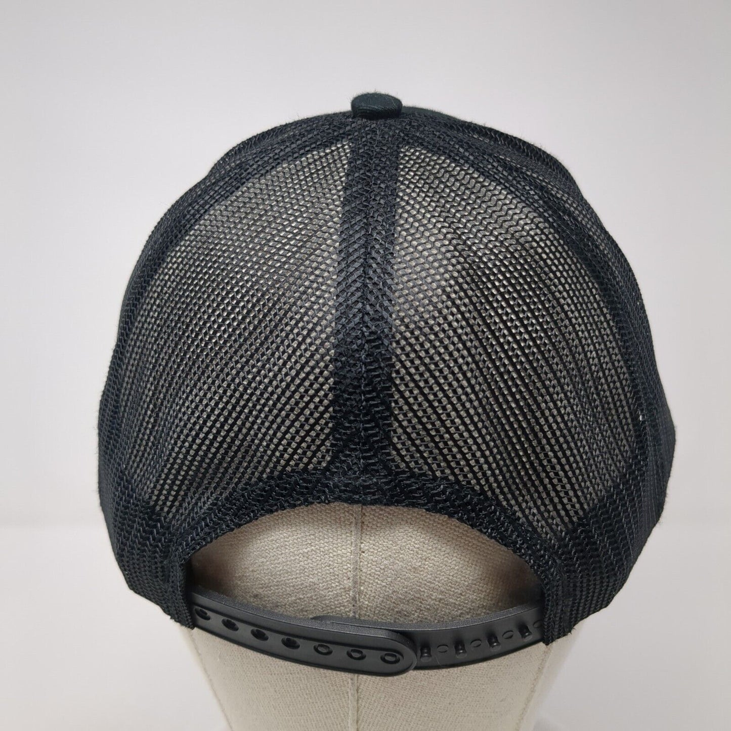 2018 WWB Snapback Trucker Hat Black One Size Adjustable Mesh Back Port Authority