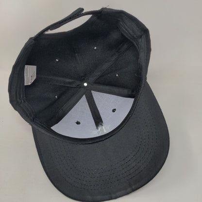 TRS Hotels Strapback Hat Black One Size Adjustable Embroidered 6 Panel