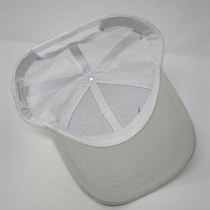 River Discovery Snapback Trucker Hat Gray OS Adjustable Mesh Back Econscious