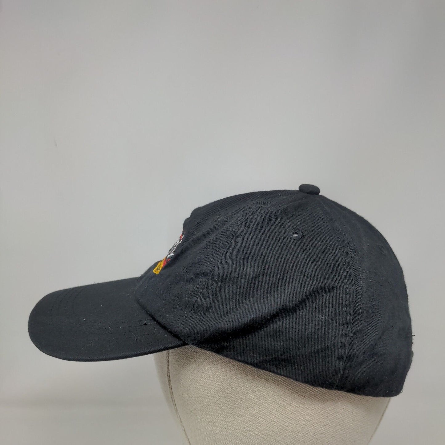 Raising Cane's Chicken Fingers Strapback Hat Black One Size Embroidered