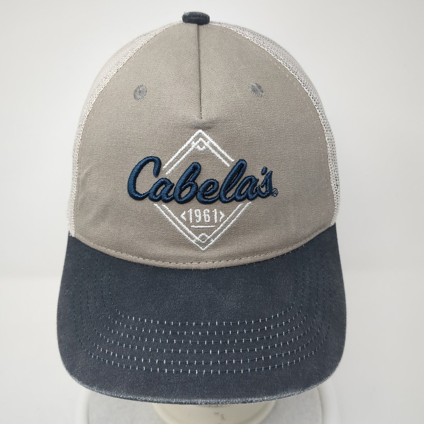Cabela's 1961 Snapback Trucker Hat Multi One Size Mesh Back Colorblock