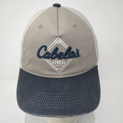 Cabela's 1961 Snapback Trucker Hat Multi One Size Mesh Back Colorblock