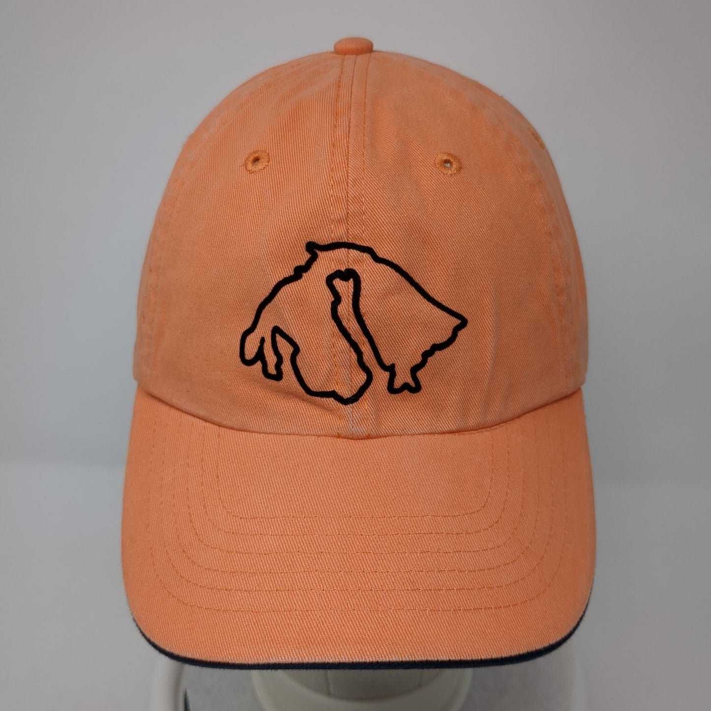 Ultra Club Slideback Baseball Cap Orange One Size Adjustable Classic Cut