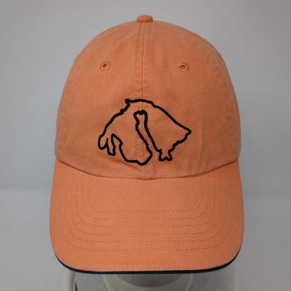 Ultra Club Slideback Baseball Cap Orange One Size Adjustable Classic Cut