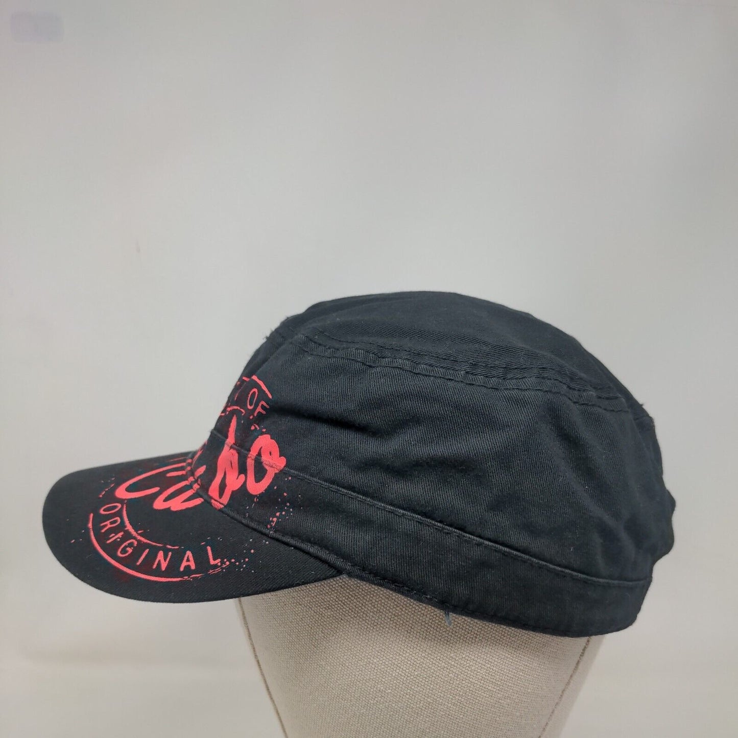 The City of Cabo Original Strapback Army Cap Black OS Adjustable Robin Ruth