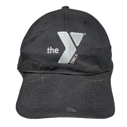 The YMCA Strapback Hat Gray OSFA Embroidered Adjustable 6 Panel
