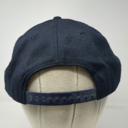 Navy Command Caps Snapback Blue One Size USS Ronald Reagan CVN 76 Oak Leaf Hat