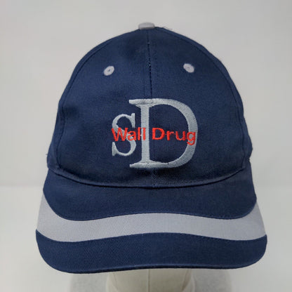 SD Wall Drug Strapback Hat Blue OSFA Adjustable Embroidered 6 Panel Jhats