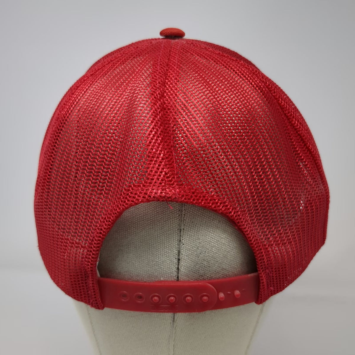 Farmers Supply Co-op FSC Logo Red Trucker Hat One Size Snapback Foam Mesh Cap