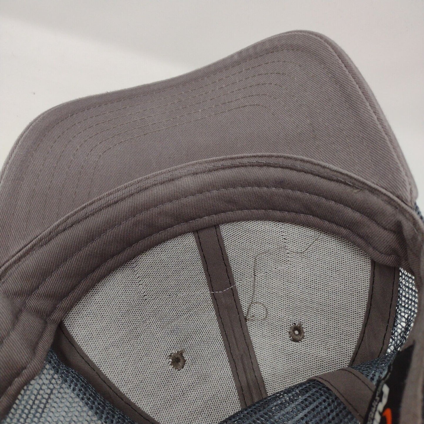 Foresters Snapback Trucker Hat Gray OSFA Adjustable Embroidered Mesh Back Pukka